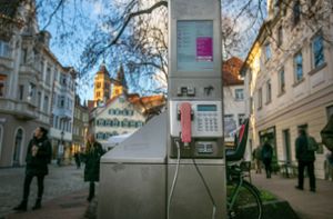 Darum werden die Münztelefone in Esslingen bald abgebaut