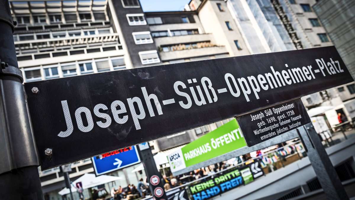 Gedenken in Stuttgart: Oppenheimer-Platz wird zum  Geburtstag nicht fertig