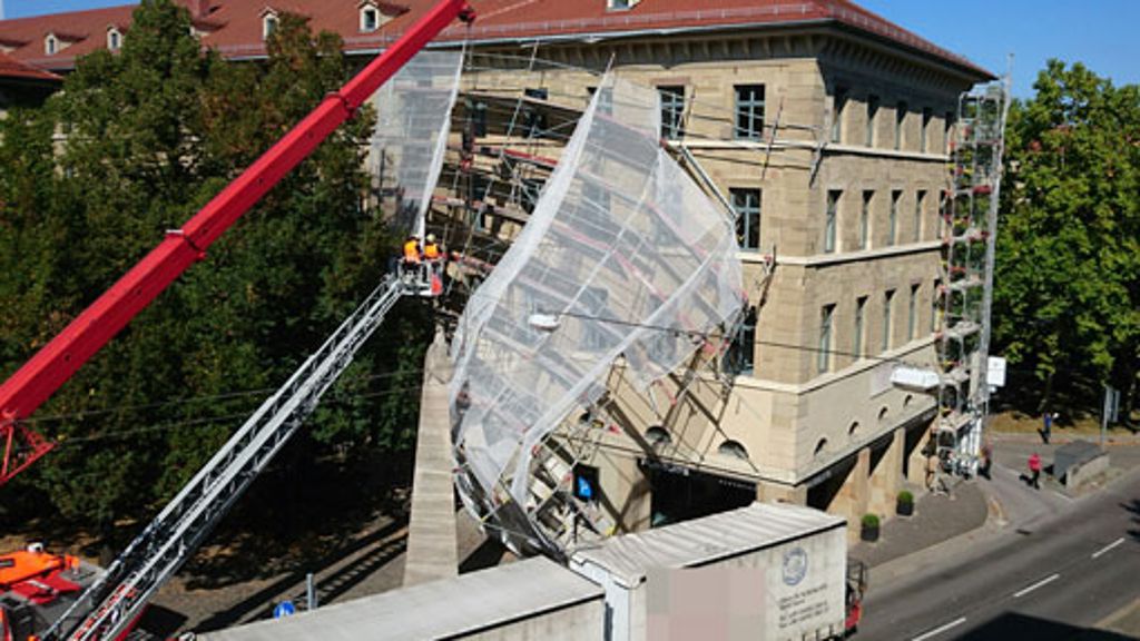 Stuttgart-Mitte: Rotebühlstraße nach Lkw-Unfall gesperrt
