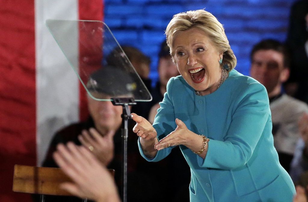 Die demokratische Präsidentschaftskandidatin Hillary Clinton im Wahlkampf.