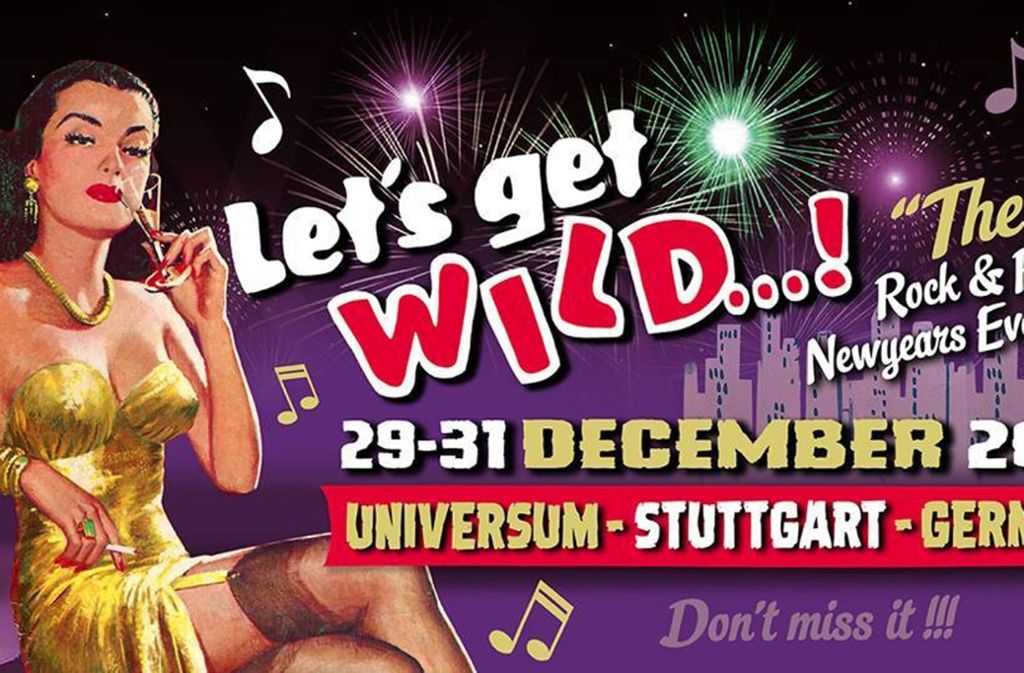 Im Club Universum wird drei Tage Silvester gefeiert. Vorverkaufstickets gibt es bis 29. Dezember im Flaming Star Shop in Stuttgart. Danach können Karten an der Abendkassen gekauft werden.