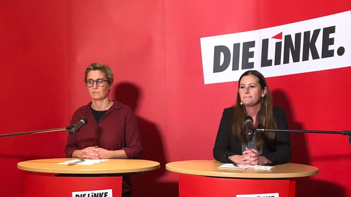  Janine Wissler (Linke) nannte das Wahlergebnis ihrer Partei ein Desaster. Die Führung der Partei berät nun und will die Schlappe aufarbeiten. 