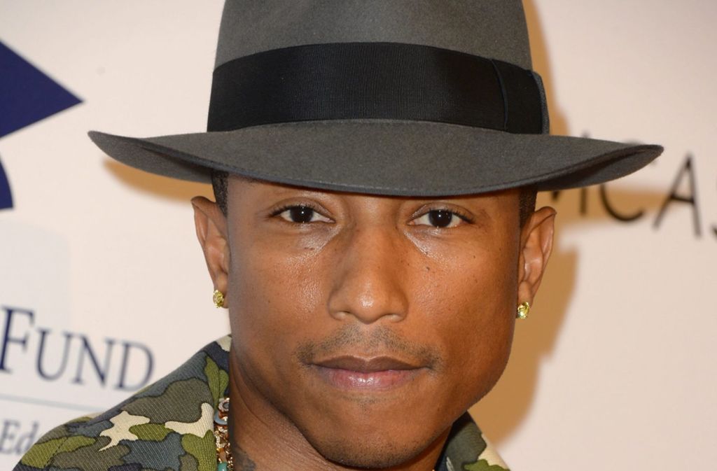 Der Musik-Produzent Pharrell Williams ist Hamiltons Stilikone.