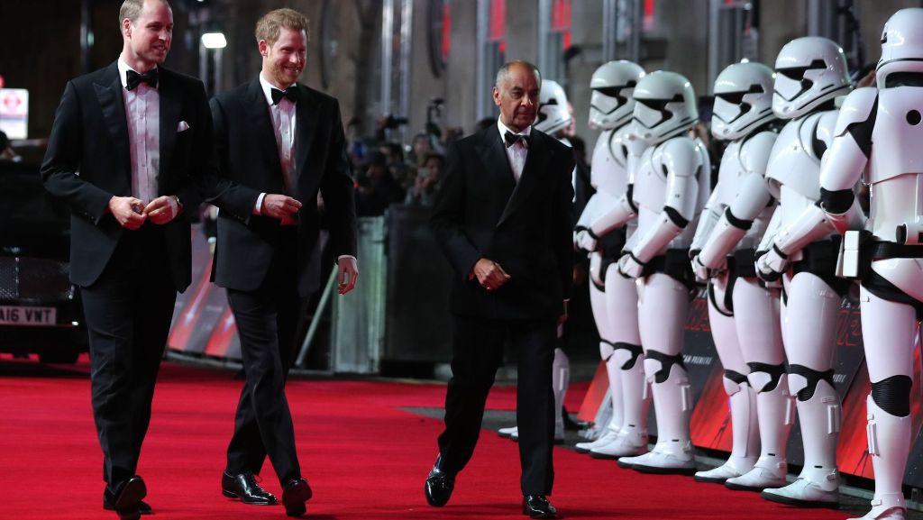 Royals im Kino: Prinzen William und Harry bei der „Star Wars“-Premiere