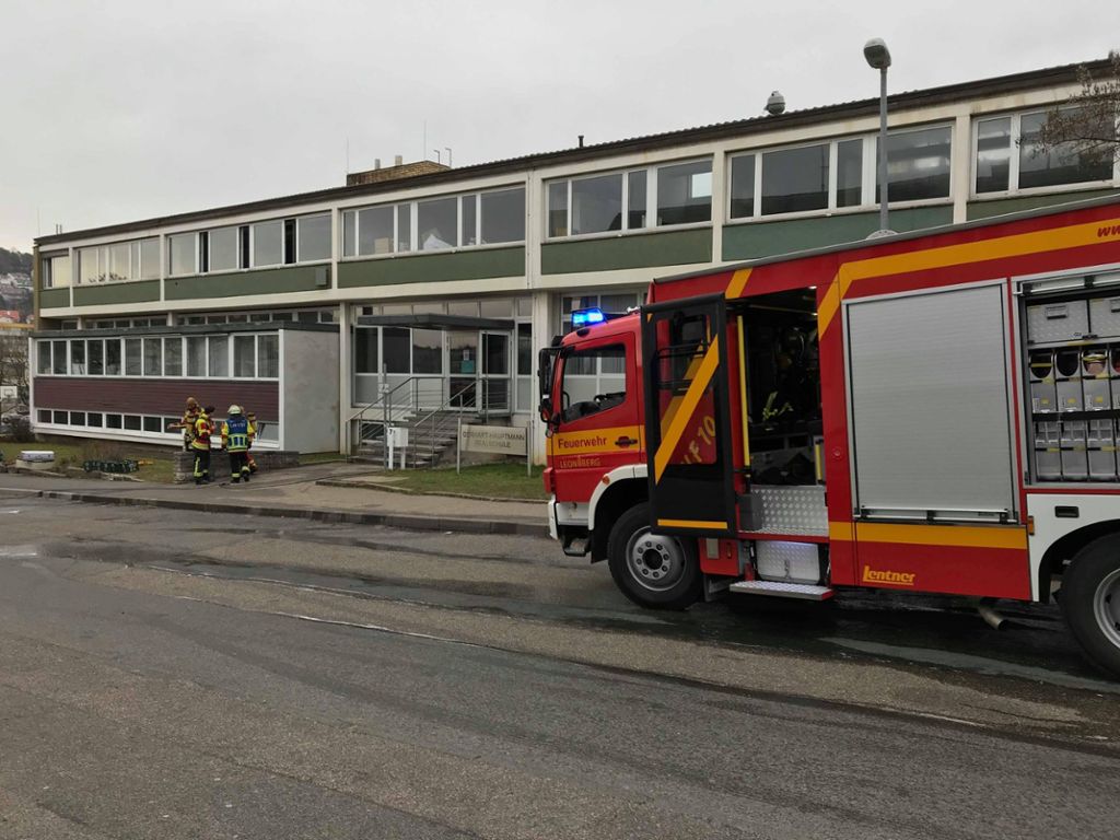 Am Donnerstagnachmittag ist an der Gerhart-Hauptmann-Realschule ein Feuer ausgebrochen.