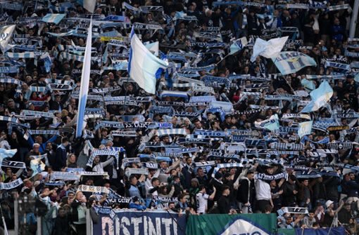 Im Stadtduell gegen  AS Rom stimmen einige Fans von Lazio Rom antisemitische Gesänge an. (Symbolfoto) Foto: IMAGO/NurPhoto/IMAGO/Giuseppe Maffia