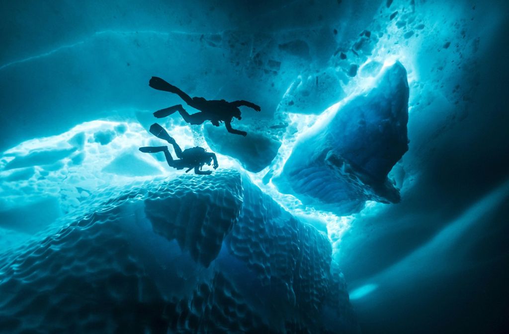 Die einzige Einreichung aus Deutschland, die ausgezeichnet wurde, kommt vom Hamburger Fotografen Uli Kunz. In der Kategorie „Thrills and Adventure“ wurde sein Unterwasser-Foto aus Tasiilq in Ost-Grönland geehrt.