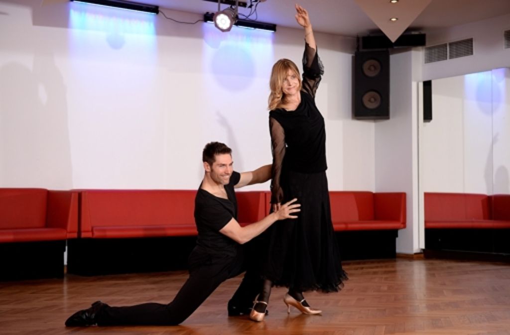 In der Tanzshow ist Profitänzer Christian Polanc ihr Partner.