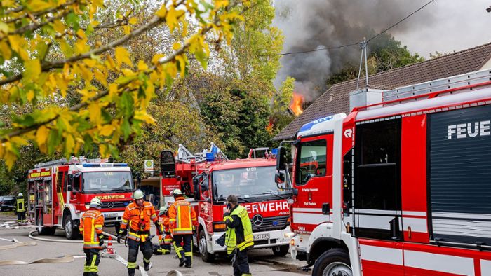 Rund 150 000 Euro Schaden bei Hausbrand
