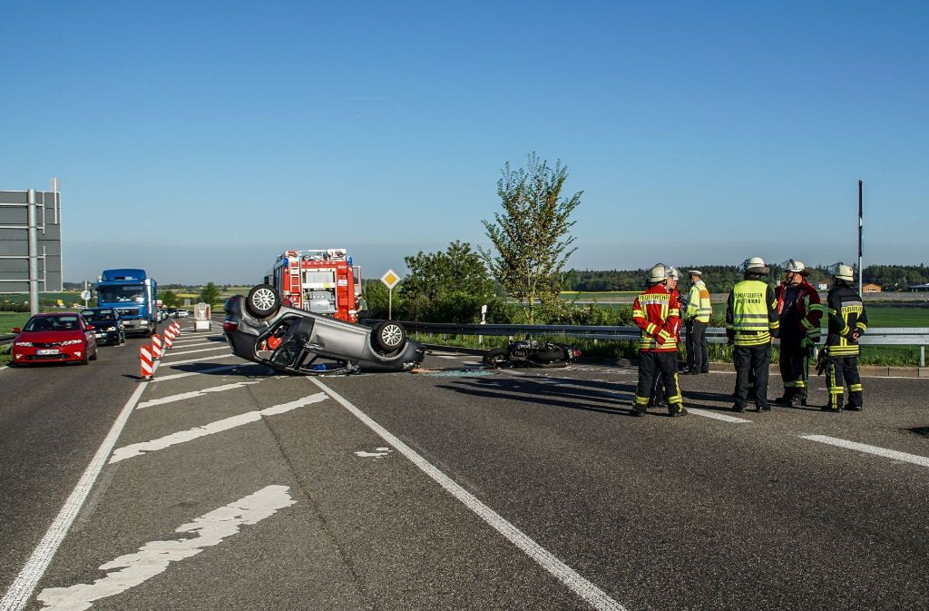 Zwischen Bondorf und Ergenzingen ereignete sich ein Unfall.
