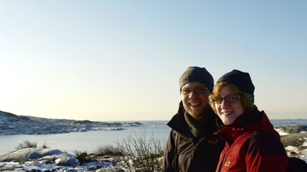  Die ehemaligen Vaihinger Bezirksbeiräte Julia Niedermaier und Lars Lischke (Grüne) studieren derzeit im schwedischen Göteborg. Das deutsche Winter-Schmuddelwetter vermissen sie nicht. Das gibt es nämlich auch in Skandinavien. 