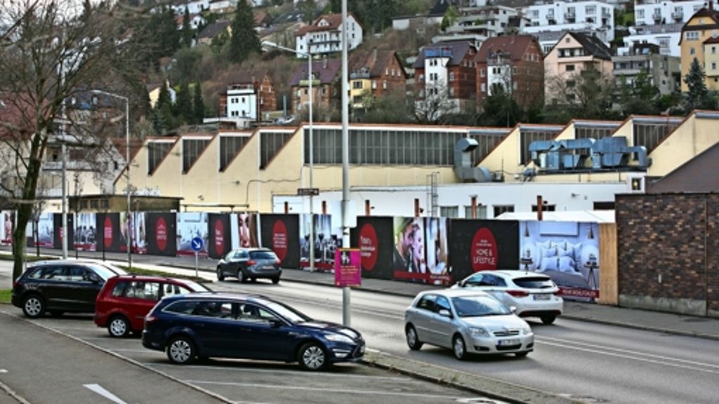 Zuwachs neben der  WMF Fischhalle in Geislingen: Der  Mauerfall soll die Stadt beleben