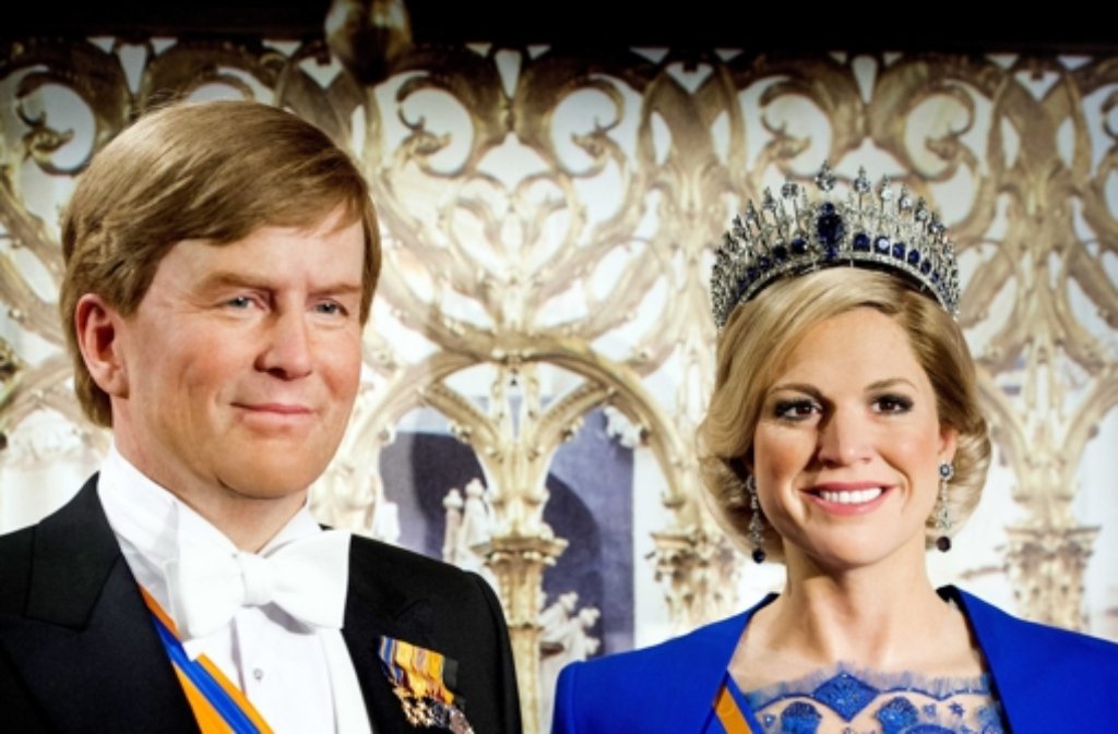 Bis zum Kleid und den Juwelen wurde das niederländische Königspaar Willem-Alexander und Máxima exakt in Wachs nachgebildet.
