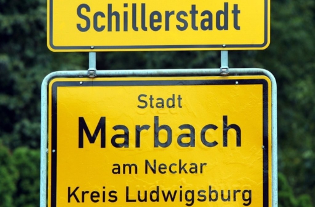 ... die Schillerstadt Marbach im Kreis Ludwigsburg.