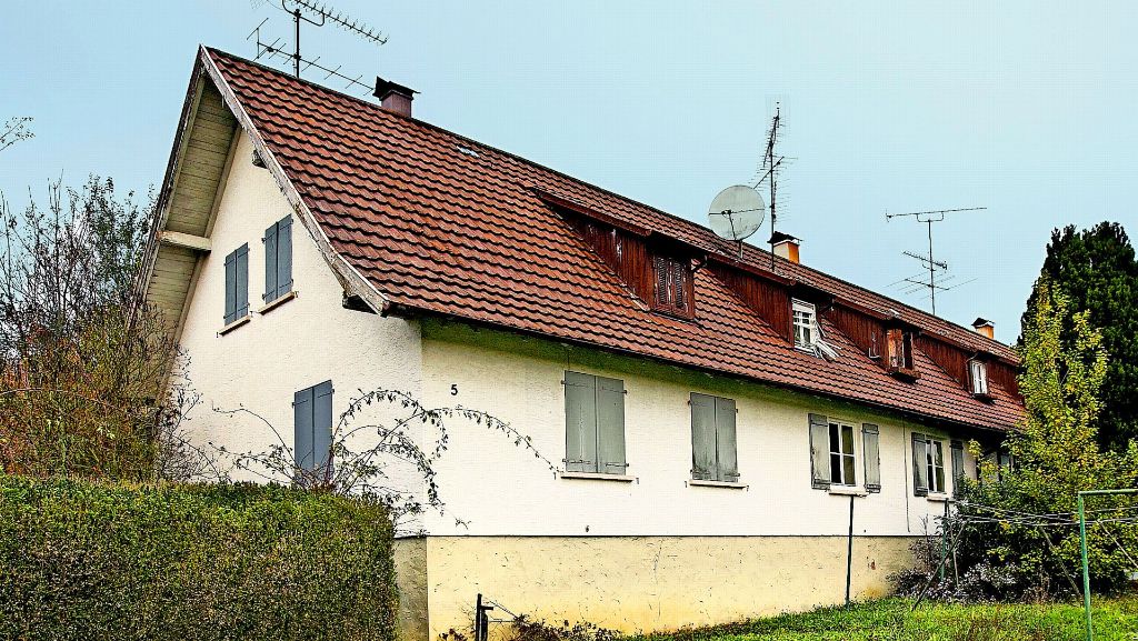 Aichtal im Kreis Esslingen: Historisches Flüchtlingsheim vor Abriss
