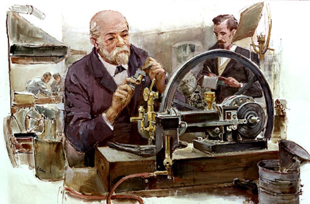 Gottlieb Daimler (links) und Wilhelm Maybach - die Pioniere des Automobilbaus haben überall in Stuttgart und der Region ihre Spuren hinterlassen.