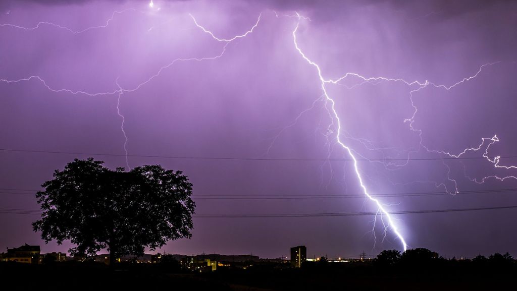 Wetter in Stuttgart und Region: In der Nacht drohen Gewitter und Starkregen