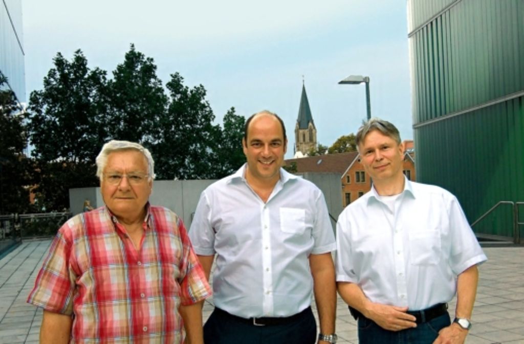 Klaus Luhmann  (VVF von links), Torsten von Appen und Sven Krüger Foto: Jacobs