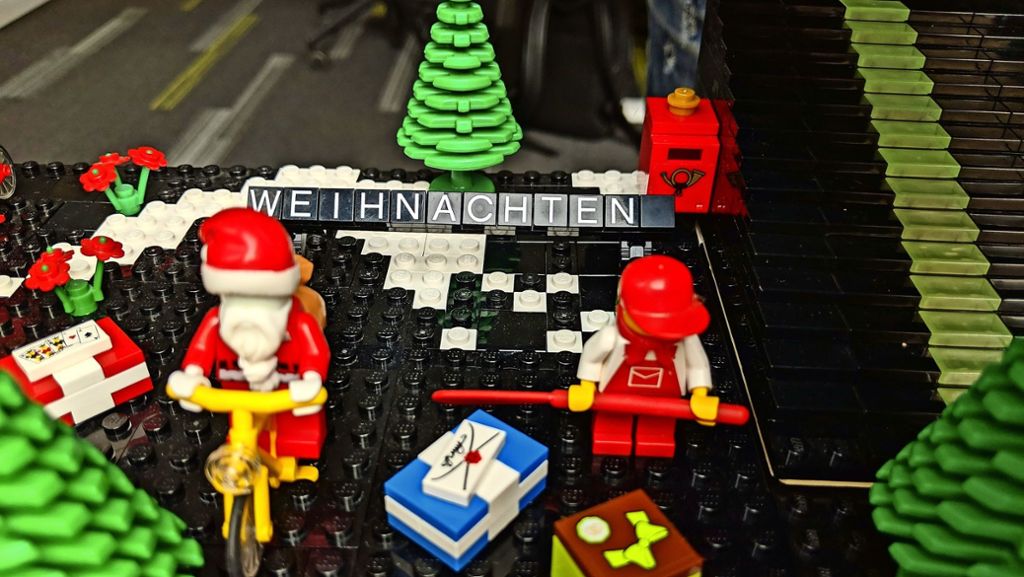 Stadtbüro, Geißstraße 4, Stuttgart-Mitte: Kleine Lego-Welten am Hans-im-Glück-Brunnen