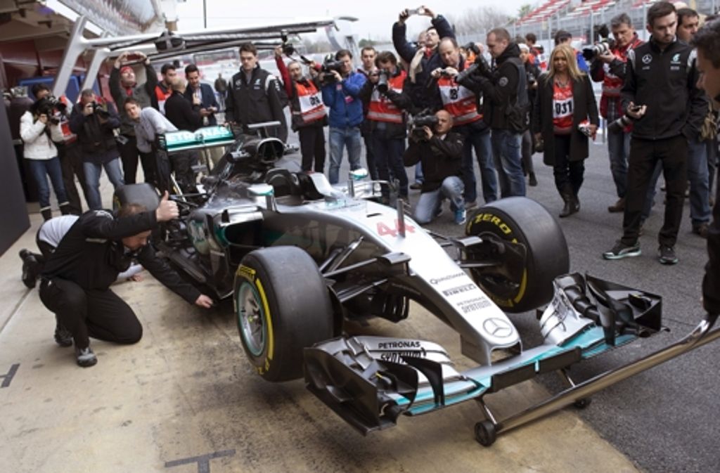 Der neuen Formel-1-Bolide von Mercedes