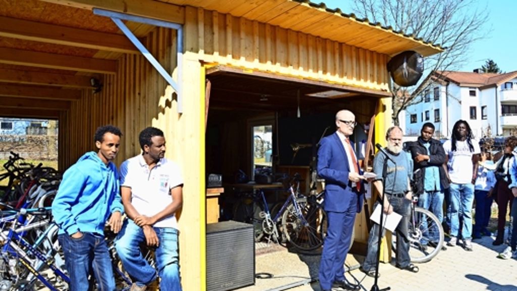 Flüchtlinge in Plieningen: Ein bisschen Freiheit auf zwei Rädern