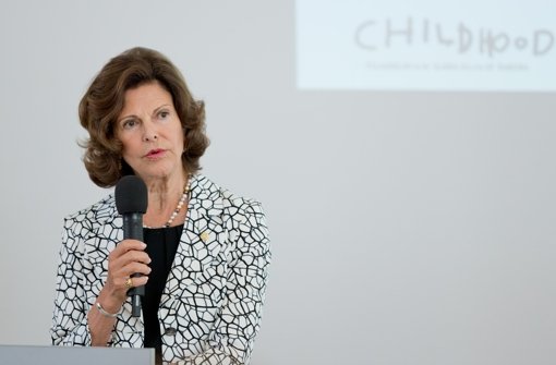 Mit einem Grußwort eröffnete Silvia von Schweden  am Mittwochmittag eine Fachtagung ihrer Stiftung „World Childhood Foundation“ in  Würzburg. Foto: dpa