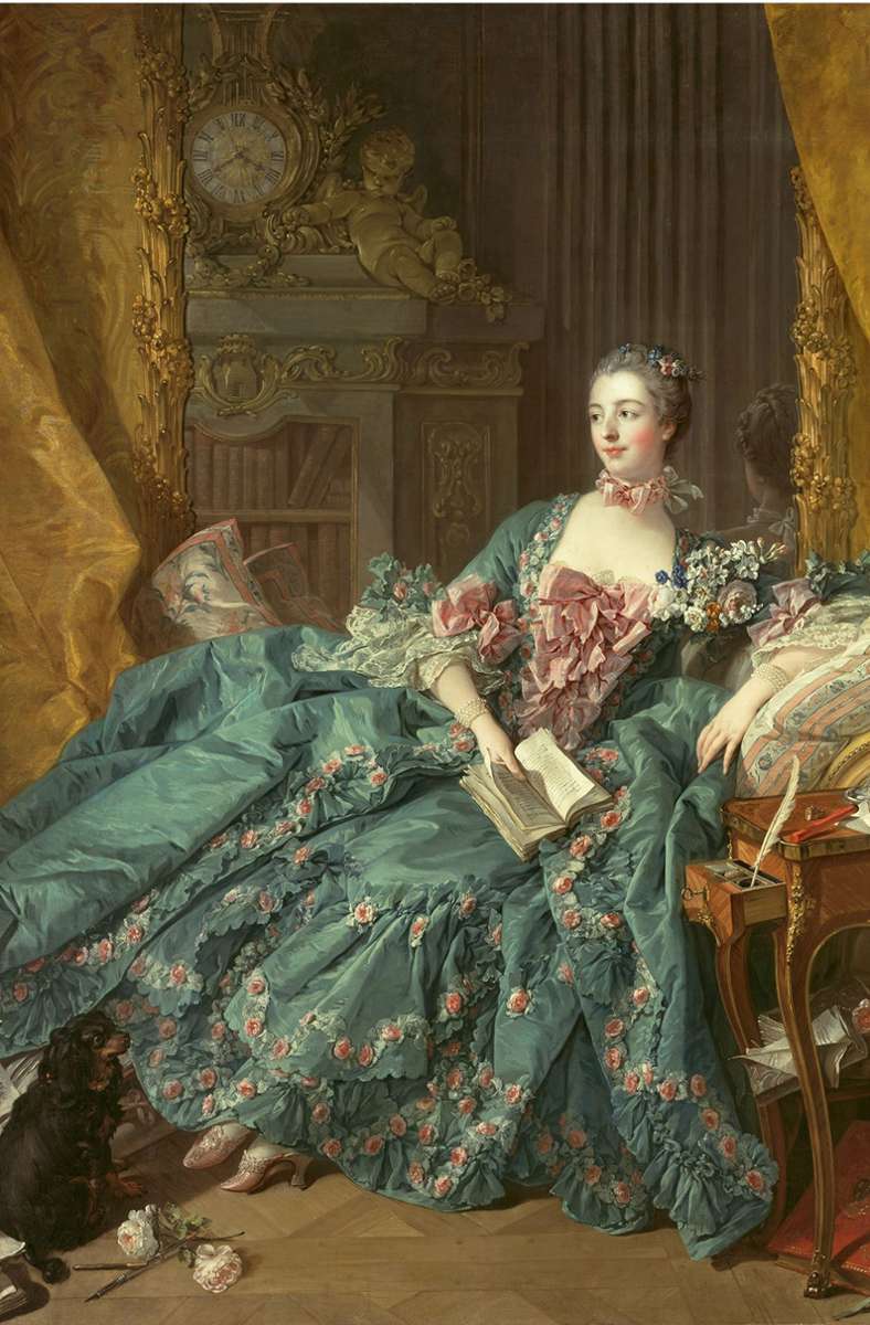 1756 malt Boucher die berühmte Madame Pompadour.