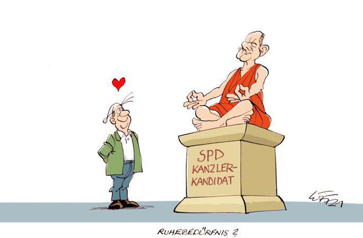 Mit ruhigen Händen: Dass Olaf Scholz ins Kanzleramt einziehen könnte, war zu Beginn des Jahres schwer vorstellbar. Aber der SPD-Mann setzte sich durch – wohl auch, weil viele von ihm einen Regierungsstil erhoffen, der Angela Merkels nicht unähnlich ist.