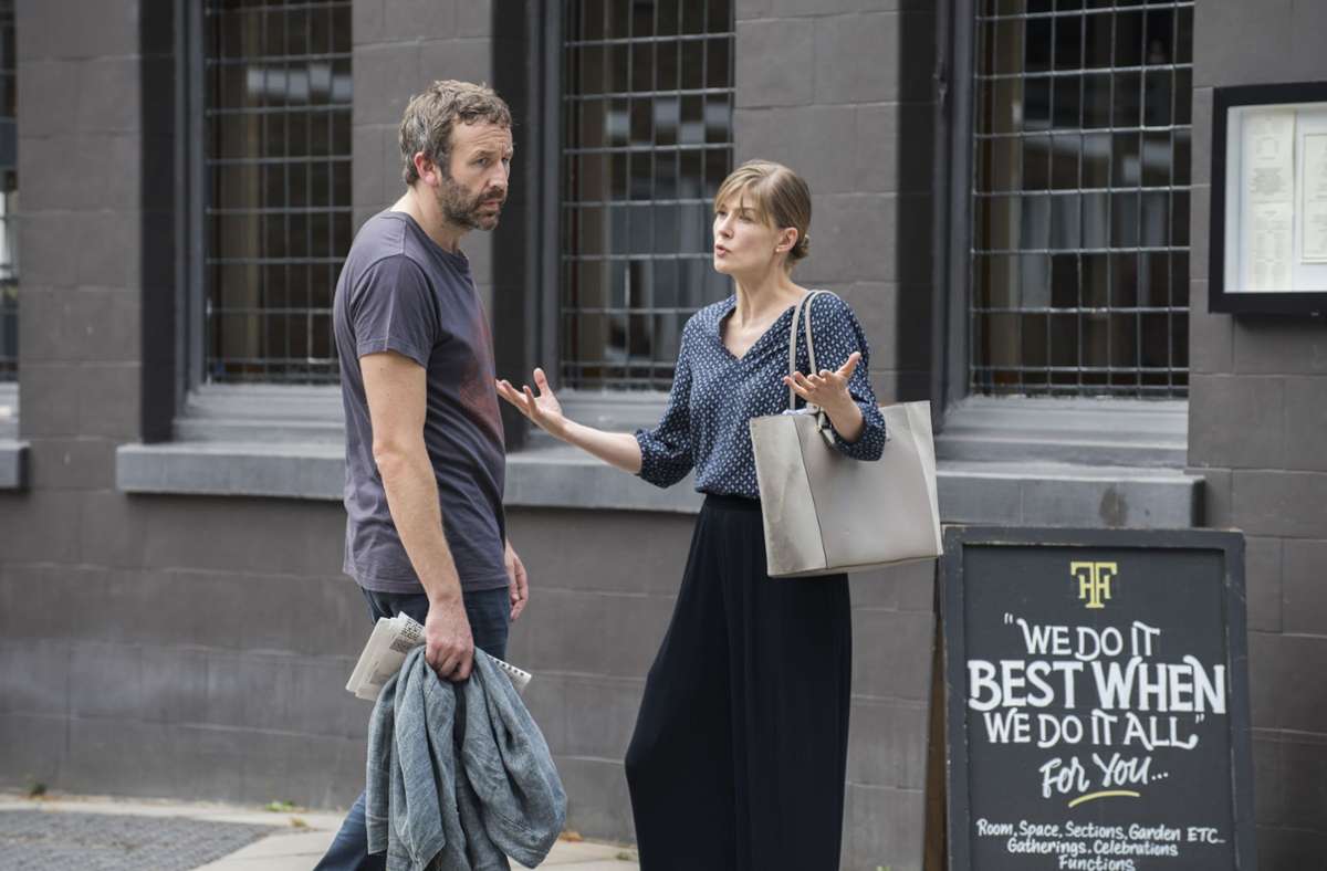 Rosamund Pike und Chris O’Dowd in „State of the Union“