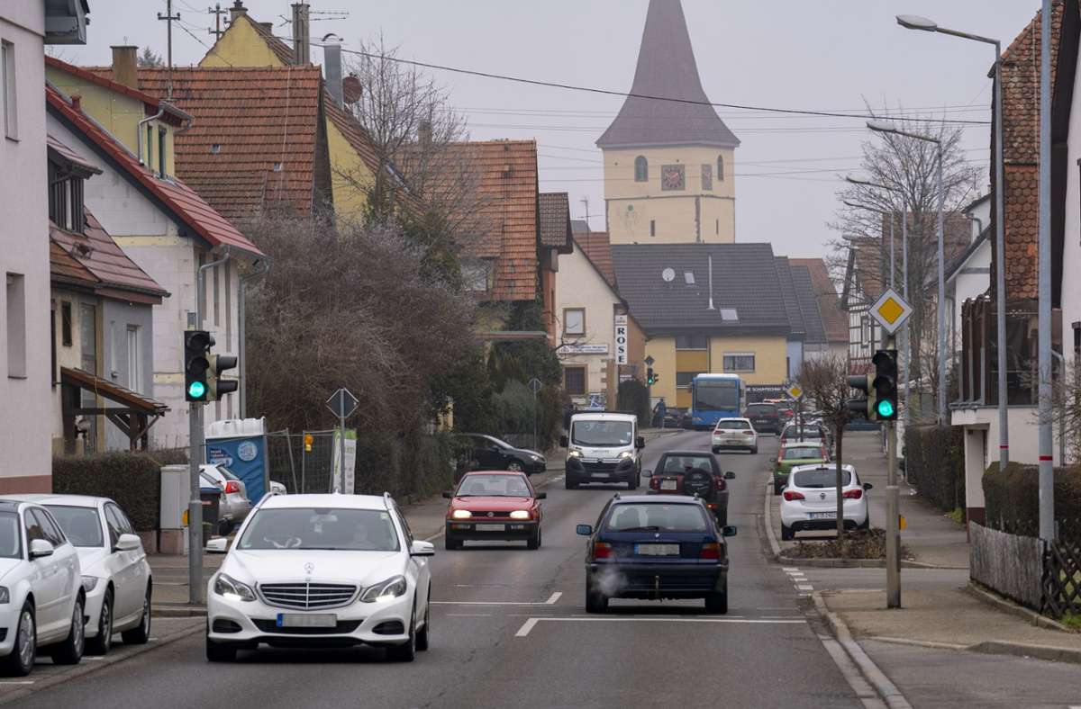Tempo 30 statt Tempo 50: Die Geschwindigkeitsbegrenzung in der  Ortsdurchfahrt in Merklingen soll reduziert werden, um die Lärmbelastung zu senken. Foto: Jürgen Bach