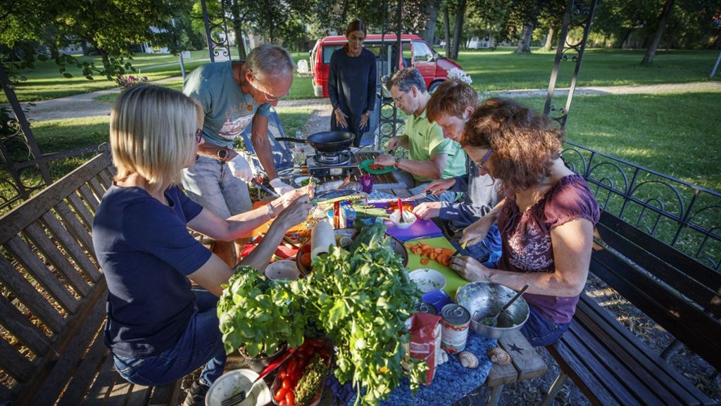 Outdoor-Kochkurs im Schlosspark Winnenden: Camping-Dinner statt Dosenkost