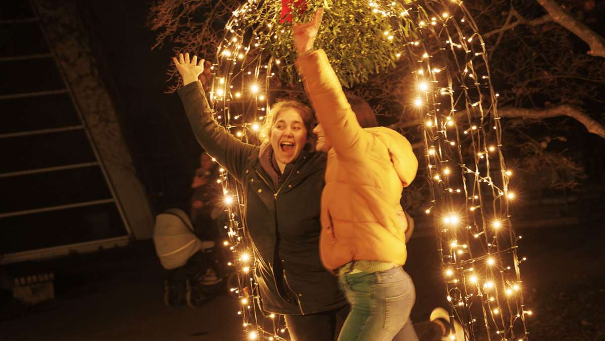 Rundgang in der Stuttgarter Wilhelma: Der Christmas Garden wird zum Selfie-Paradies