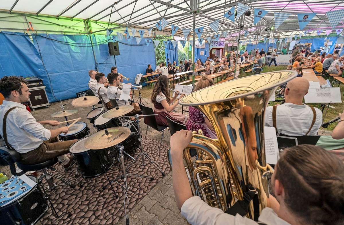 Der Musikverein Rutesheim feiert sein 100-Jahr-Jubiläum – und am Wochenende deshalb das Weißbierfest, unter anderem mit den Weißbierfest-Musikanten.