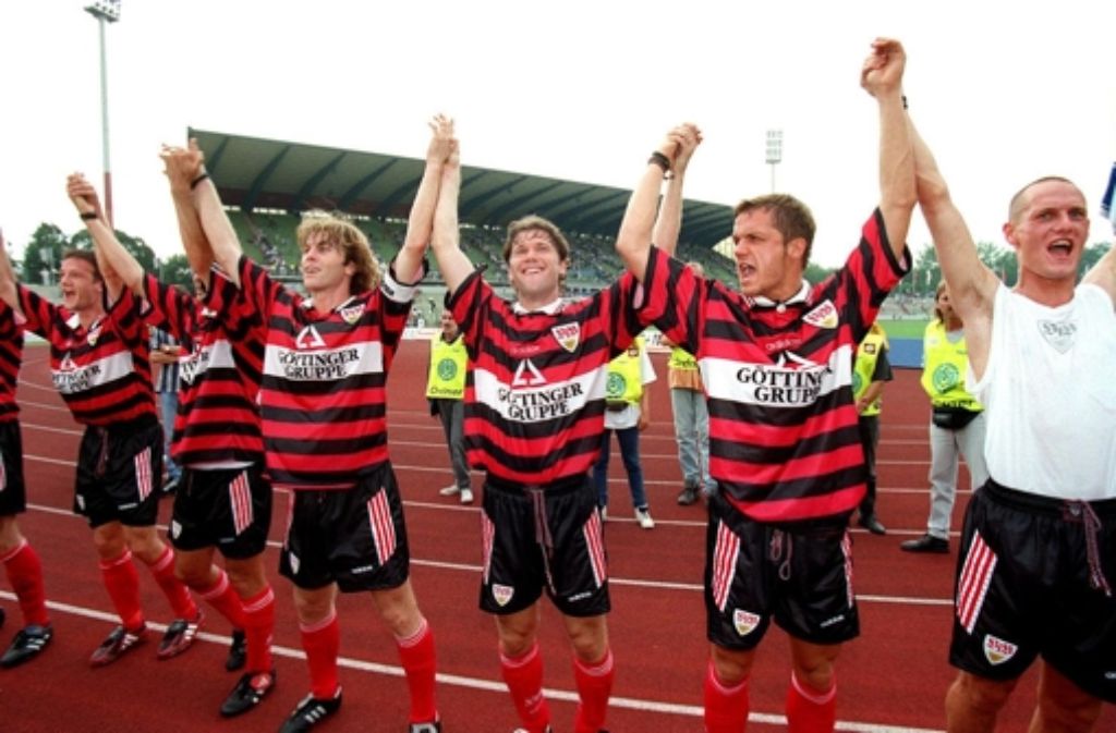 1997 holt er mit dem VfB den DFB-Pokal.