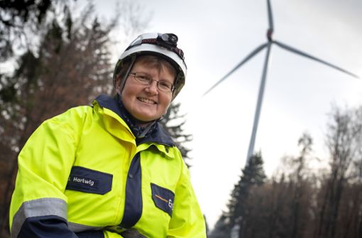 Die Waiblingerin Jana Hartwig hat insgesamt 25 Windanlagen unter ihren Fittichen. Foto: Frank Eppler