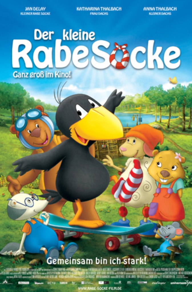 "Der kleine Rabe Socke" feiert am 2. September Weltpremiere im Stuttgarter Gloria Kino.