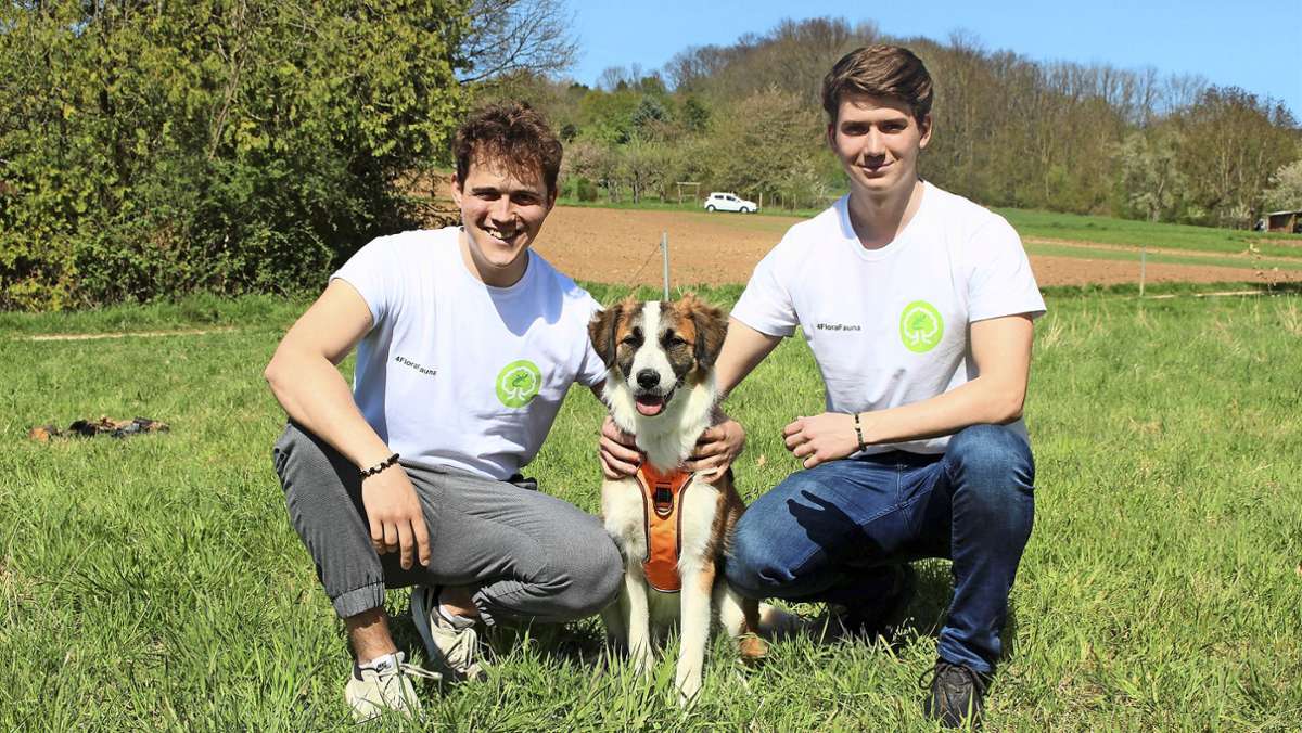  Ein Brüderpaar aus Oberesslingen hat das Umweltschutzunternehmen 4FloraFauna gegründet. Die jungen Männer haben viel vor. Am 8. Mai geht’s los mit einer Putzete. 