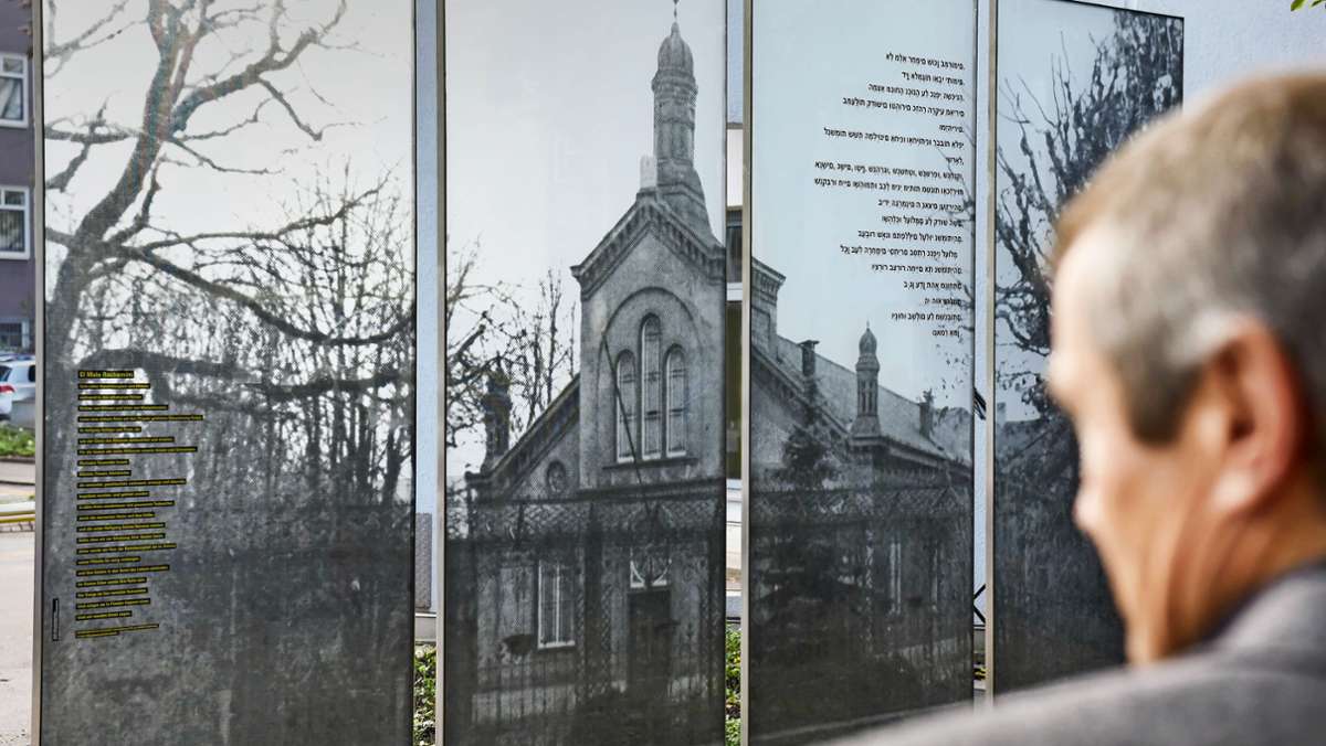 Gedenken in Bad Cannstatt: Synagogenplatz feierlich eingeweiht