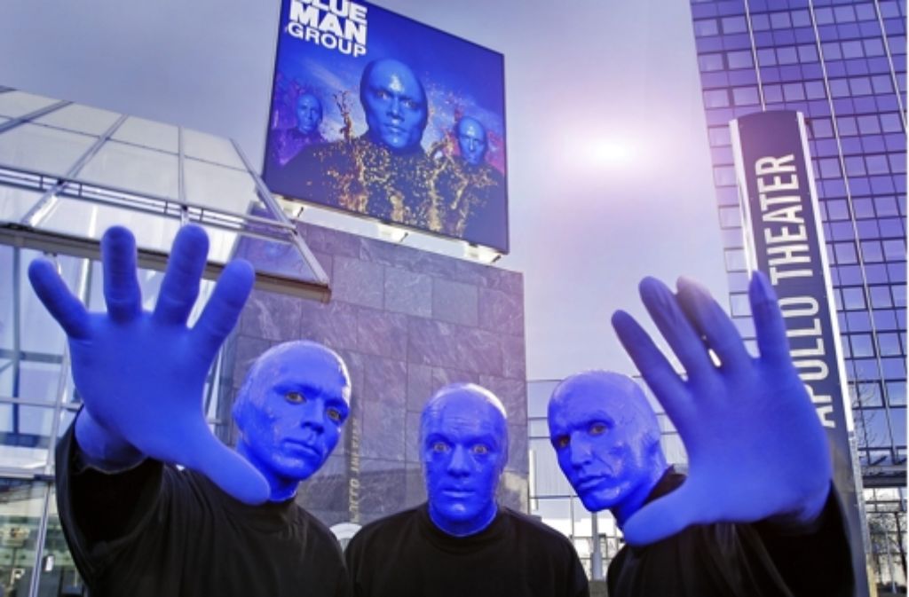 PLATZ 12: Die „Blue Man Group“ feierte am 28. Februar 2008 Premiere und lief bis zum 12. Oktober 2008. Anzahl der gespielten Shows: 288