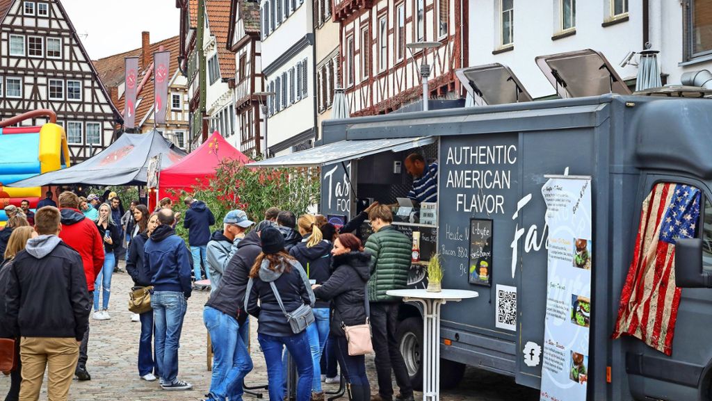 Streetfood-Festival in Leonberg: Essen verbindet – und belebt die Altstadt