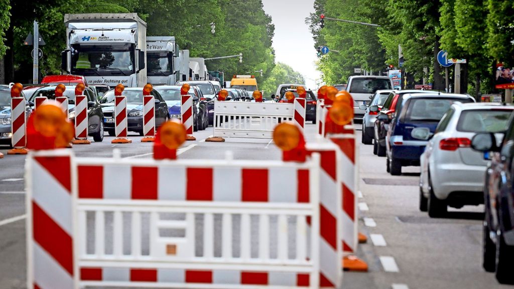 Mega-Verkehrschaos in Ludwigsburg: Die Horror-Baustelle ist zurück