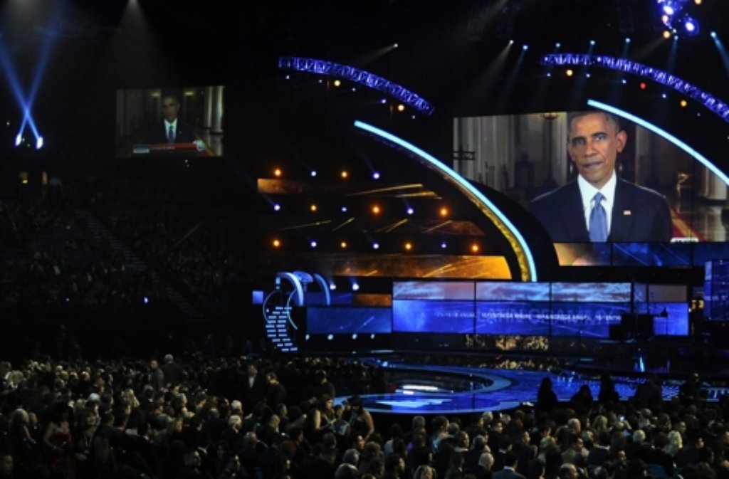 Per Videoschalte bei den Latin Grammys dabei: US-Präsident Barack Obama