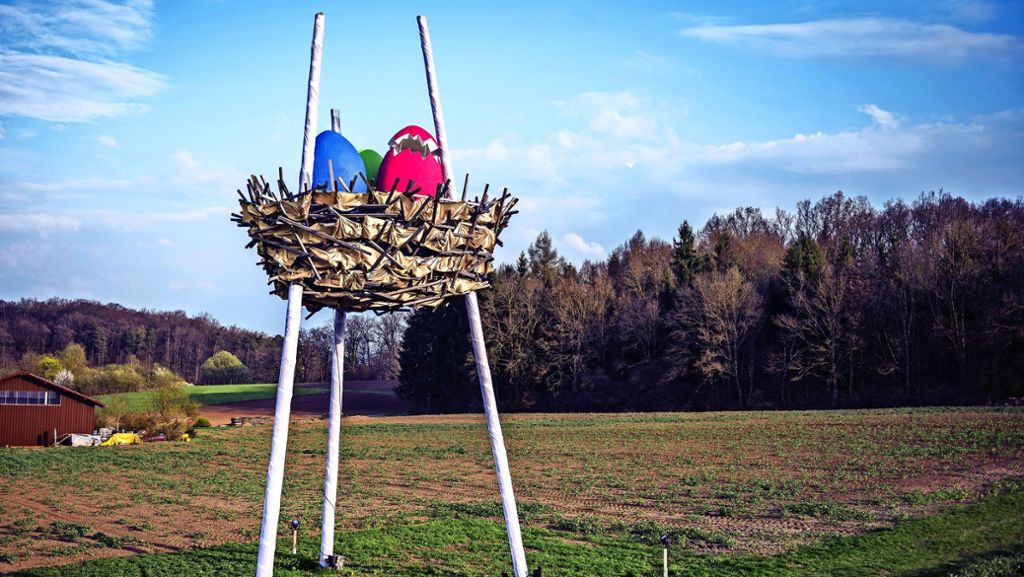 Sculptoura bei Ehningen: Die ersten Ostereier liegen schon im Nest