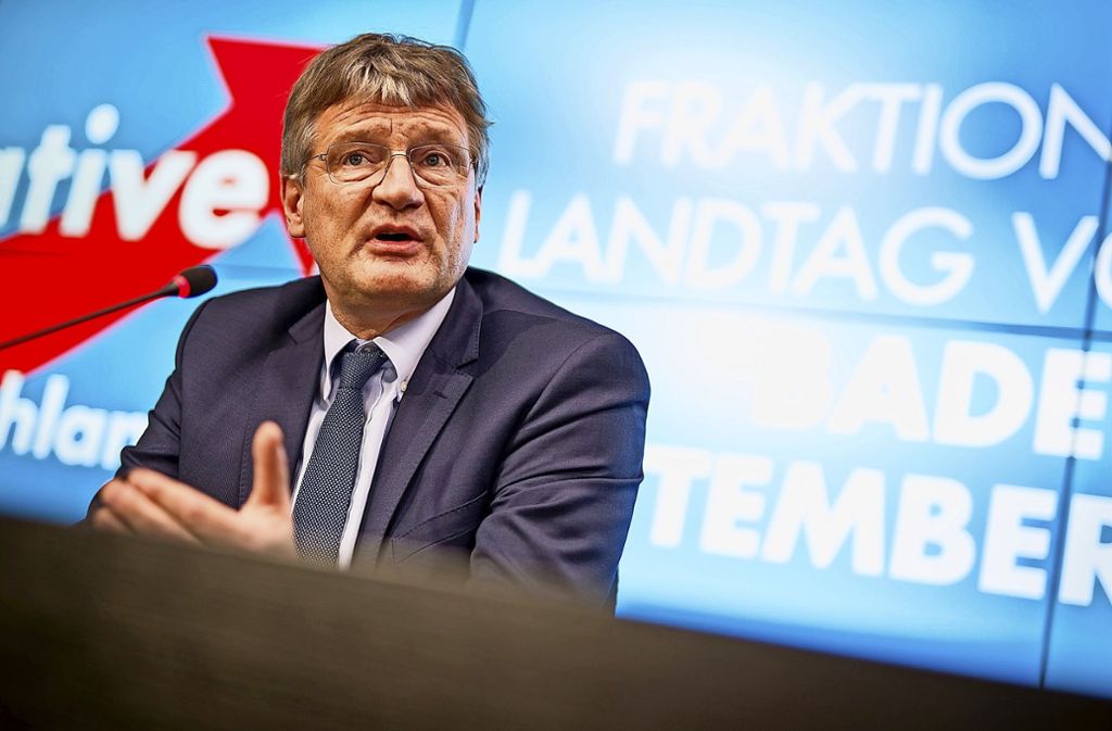 Jörg Meuthen, AfD-Parteichef: „Dem Land schadet es, wenn wieder nur weitergewurschtelt wird.“
