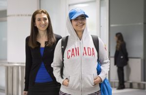 Saudi-Araberin im Asyl in Kanada angekommen