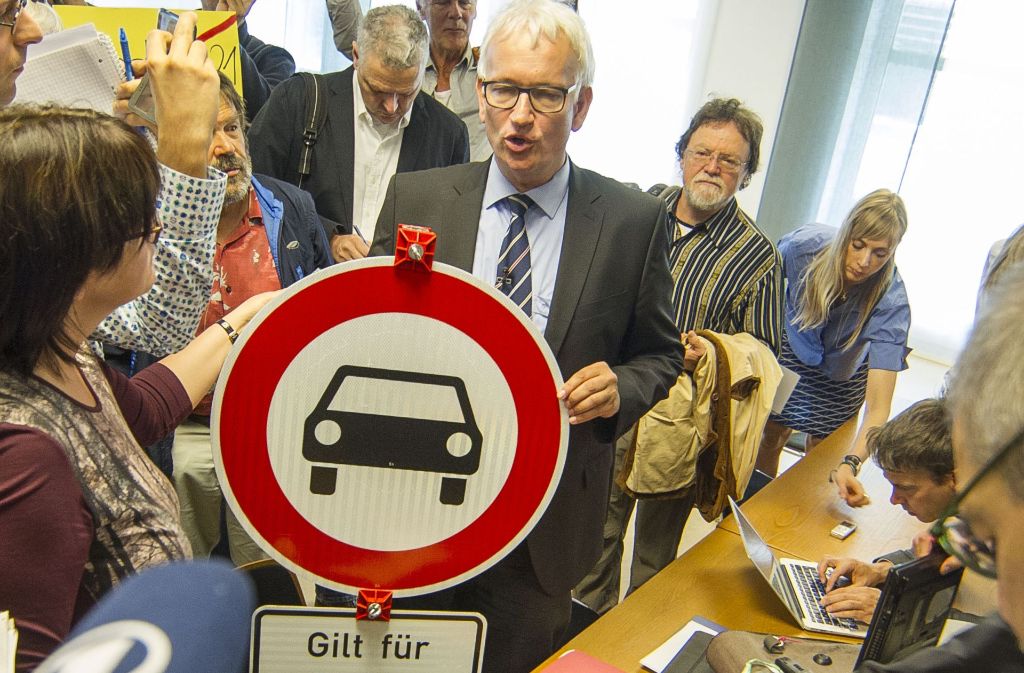 Will alle Diesel aus der Stadt halten: Jürgen Resch, Chef der Deutschen Umwelthilfe. Foto: Lichtgut/Leif Piechowski