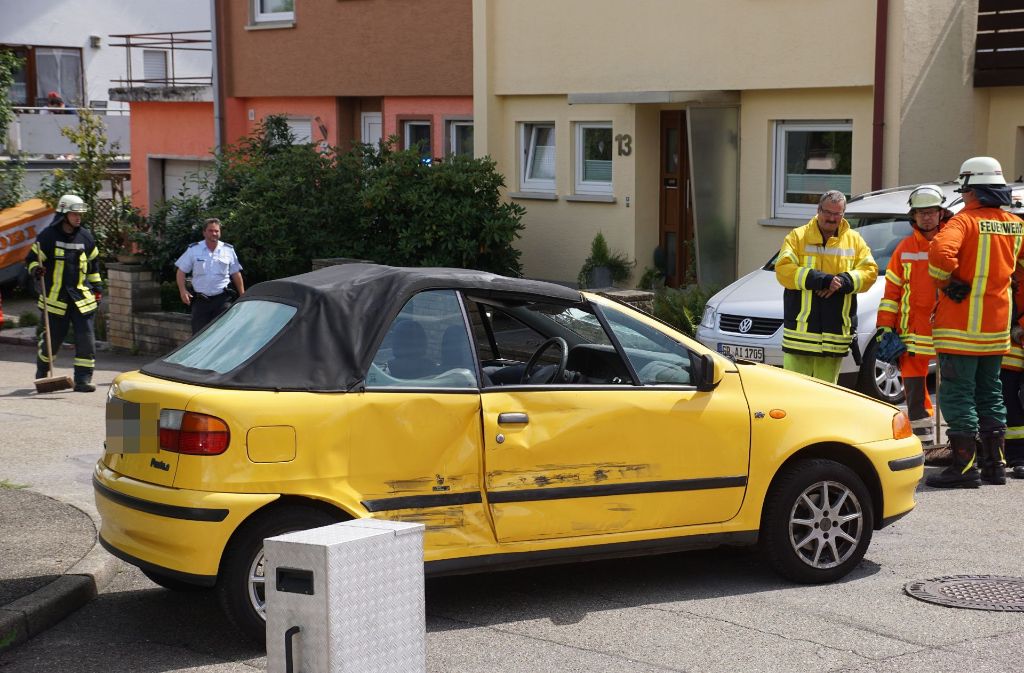 Am Freitag ereignet sich ein Unfall in der Max-Eyth-Straße in Albershausen, ...