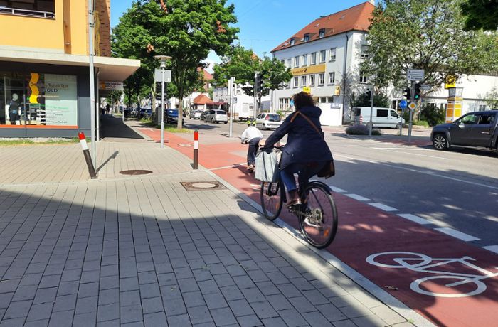 Problem in Fellbach: Radschnellweg erfüllt  Kriterien nur bedingt