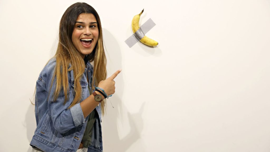 Kunstmesse in Miami: Künstler verspeist 120.000 Dollar teure Banane