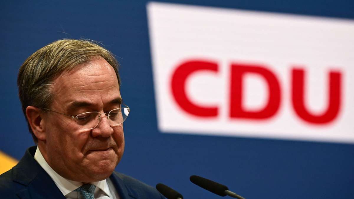 CDU-Chef Laschet: Armin  Laschet kündigt Rückzug an